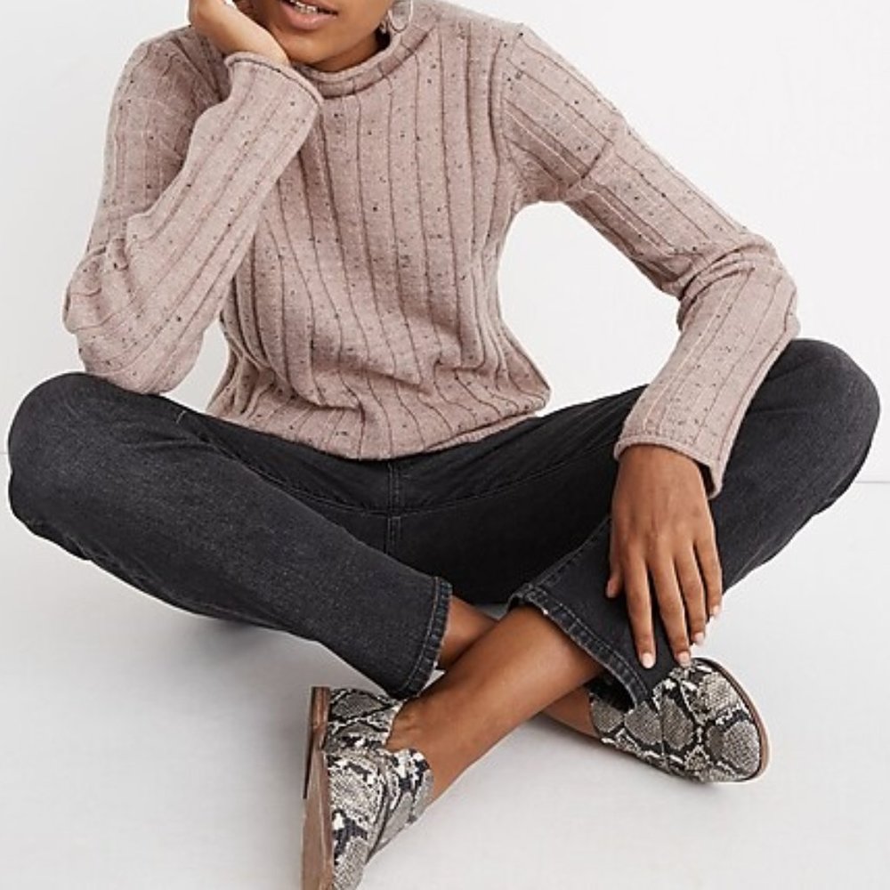 Madewell sz S Donegal Evercrest Turtleneck Sweater in Coziest Yarn
